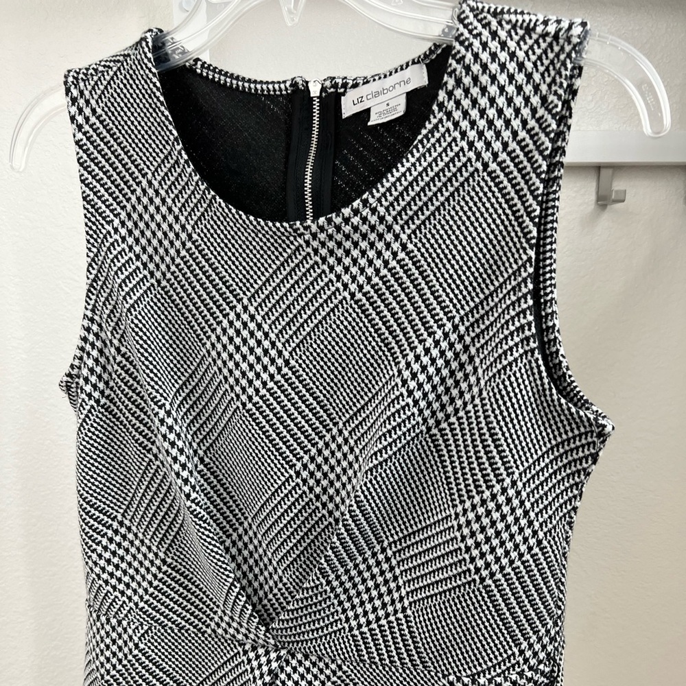 Plaid peplum top